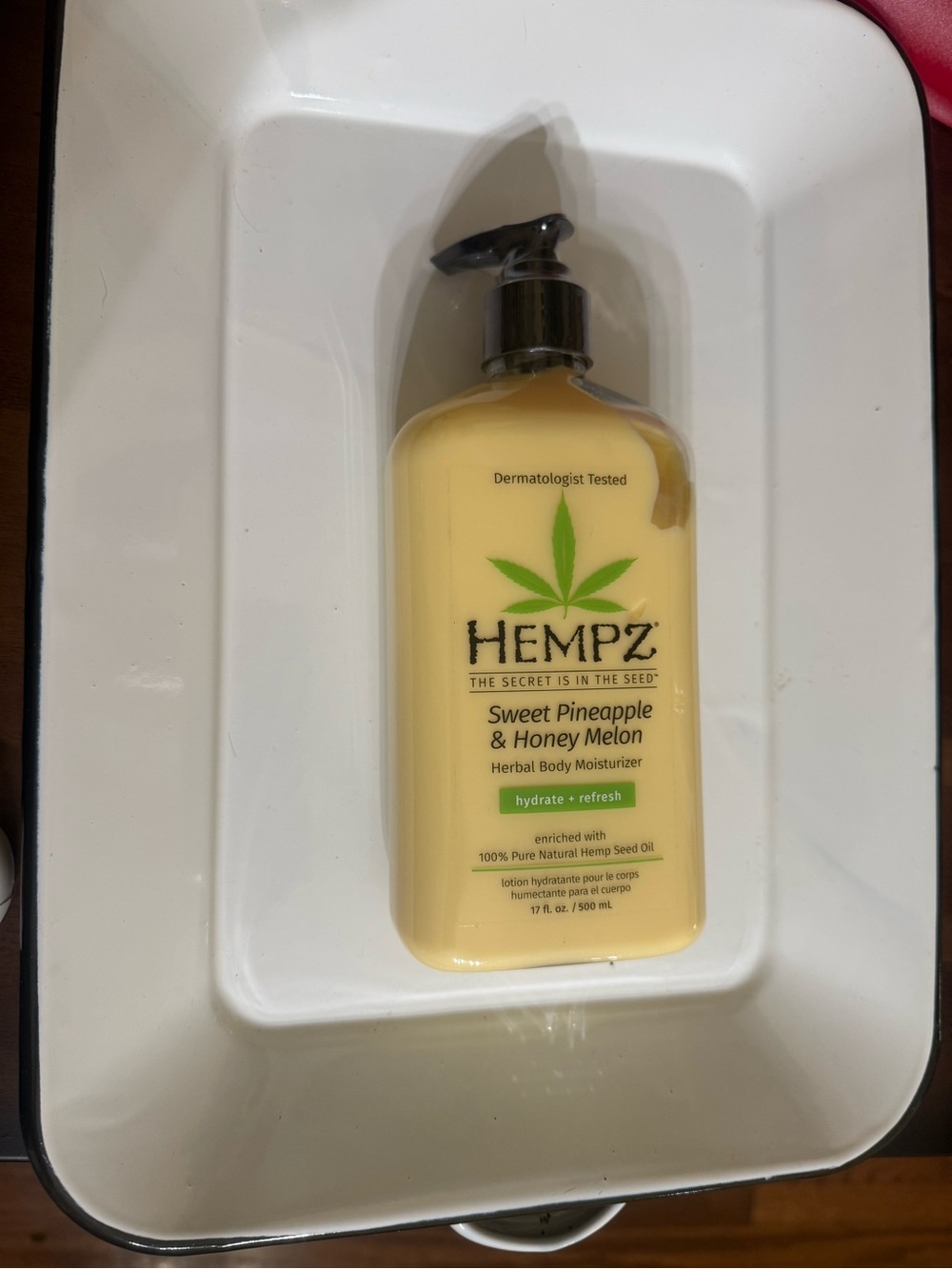 Hempz Sweet Pineapple & Honey Melon Body Moisturizer - Yellow
